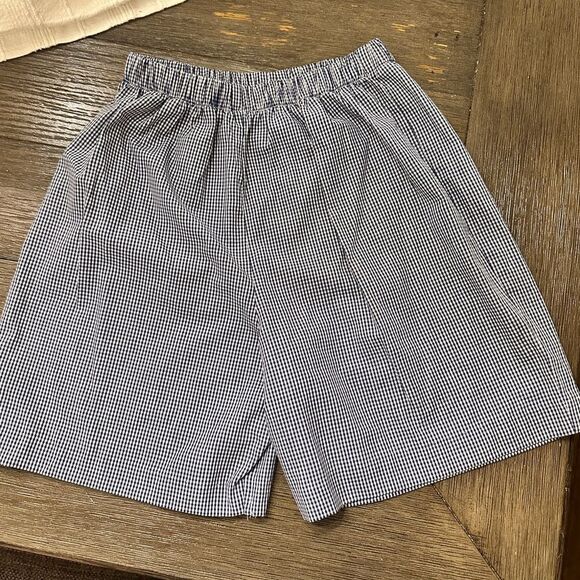 Vive La Fete Blue and White Pull On Shorts Size 6 - Picture 4 of 5